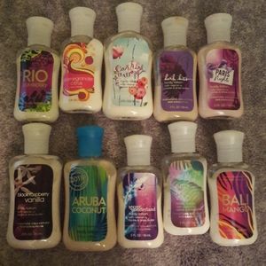 BBW mini lotions